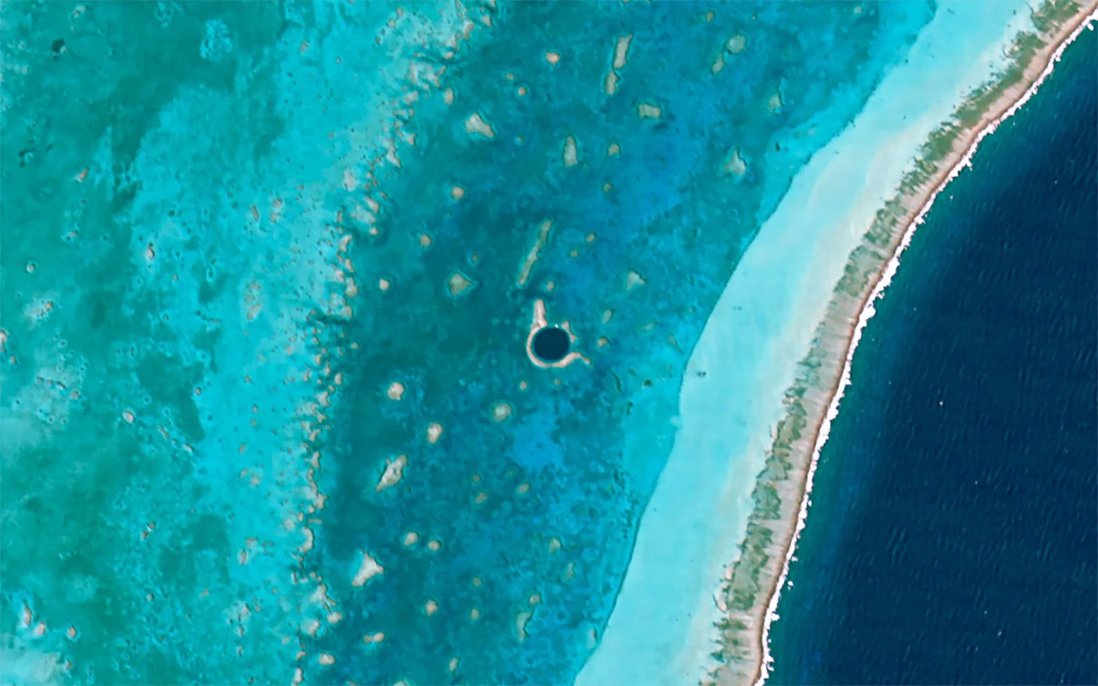 Diving at Great Blue Hole