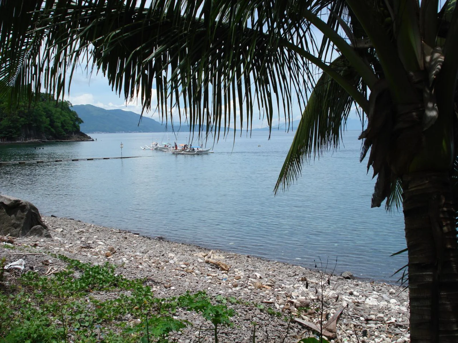 The rocky islet of Ligpo Island in Balayan Bay, San Luis, Batangas.