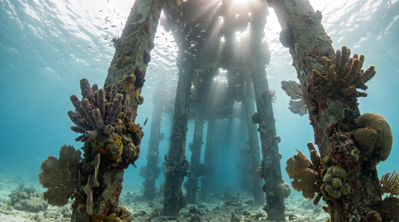 Diving at Salt Pier