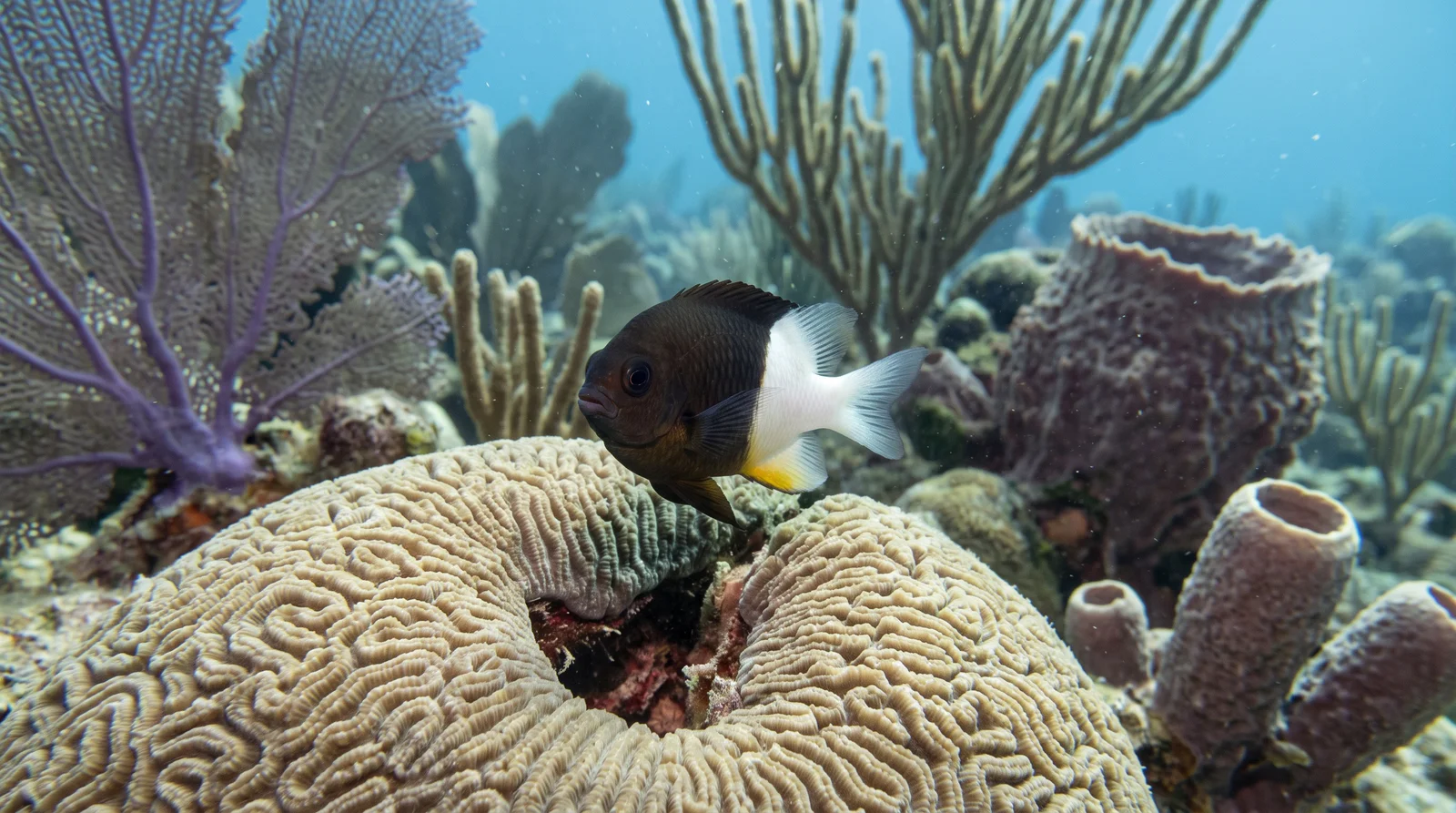 Bicolor Damselfish