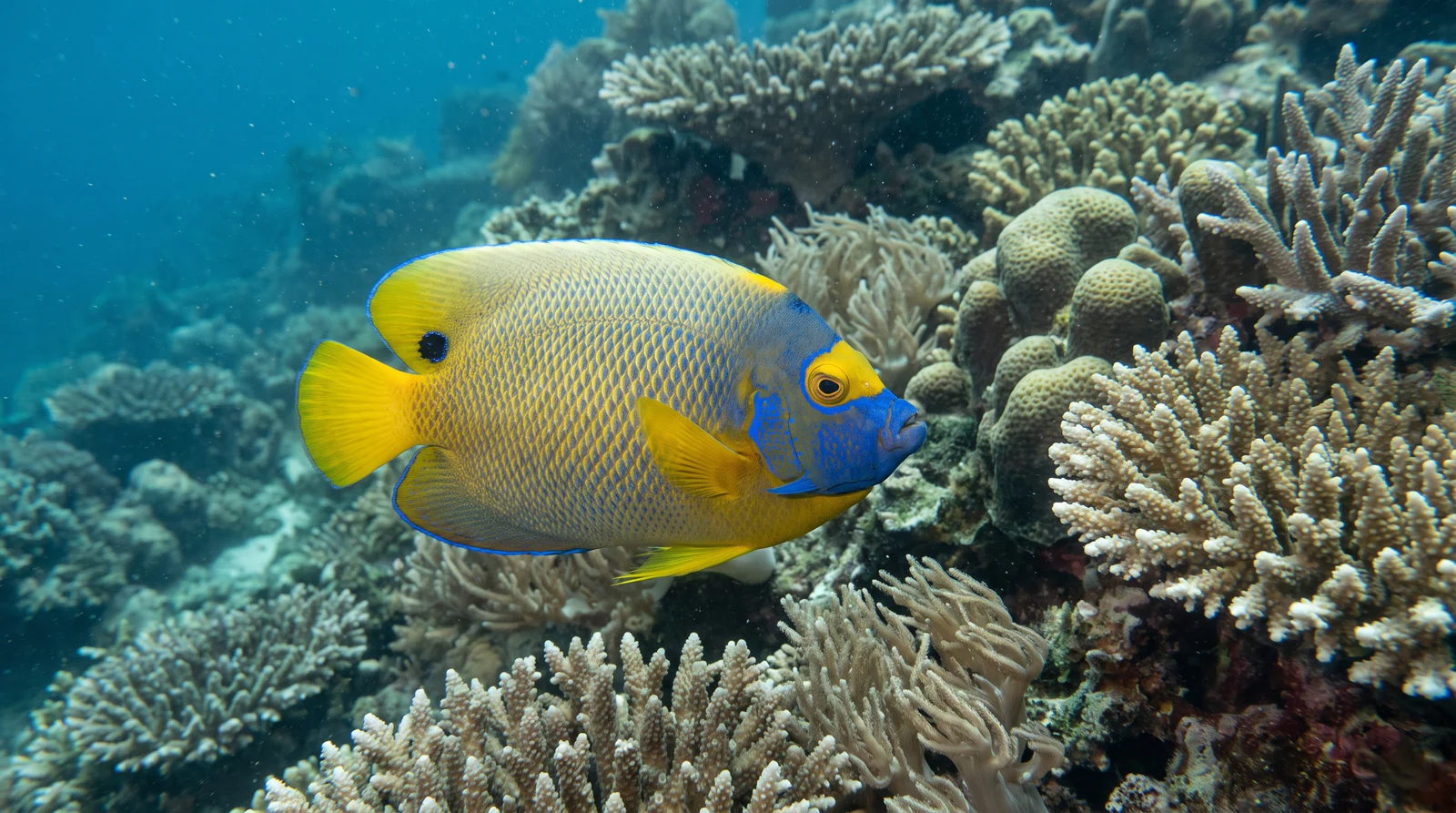 Blue-face Angelfish